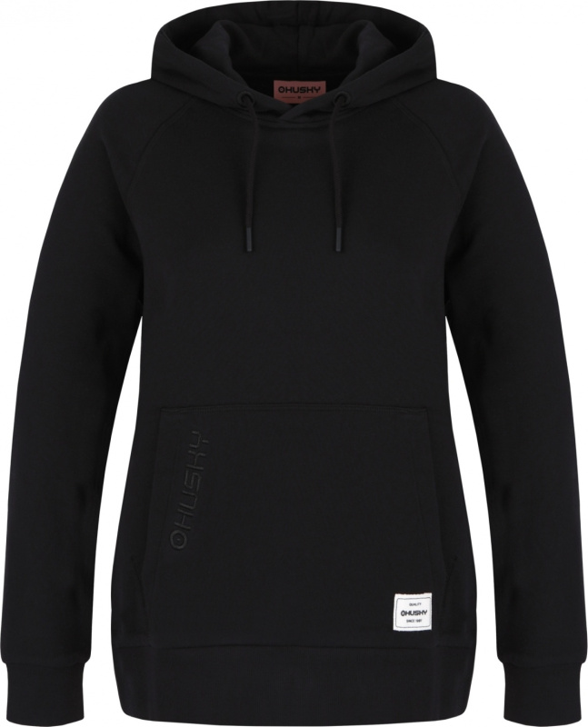 Dámská bavlněná mikina HUSKY Buggy L černá Velikost: XL