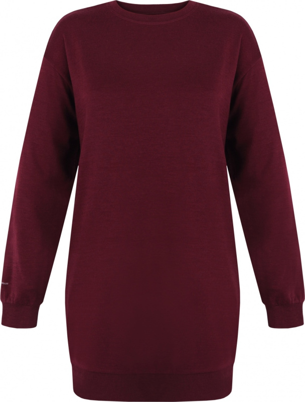 Dámská merino mikina HUSKY Mety L červená Velikost: L