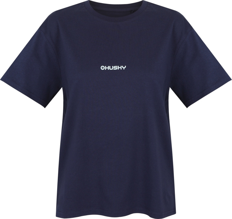 Dámské bavlněné triko HUSKY Tee Stamp L modré Velikost: S