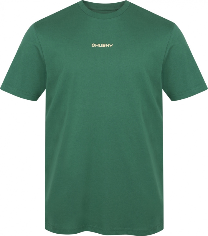 Pánské bavlněné triko HUSKY Tee Walker M zelené Velikost: XXXL