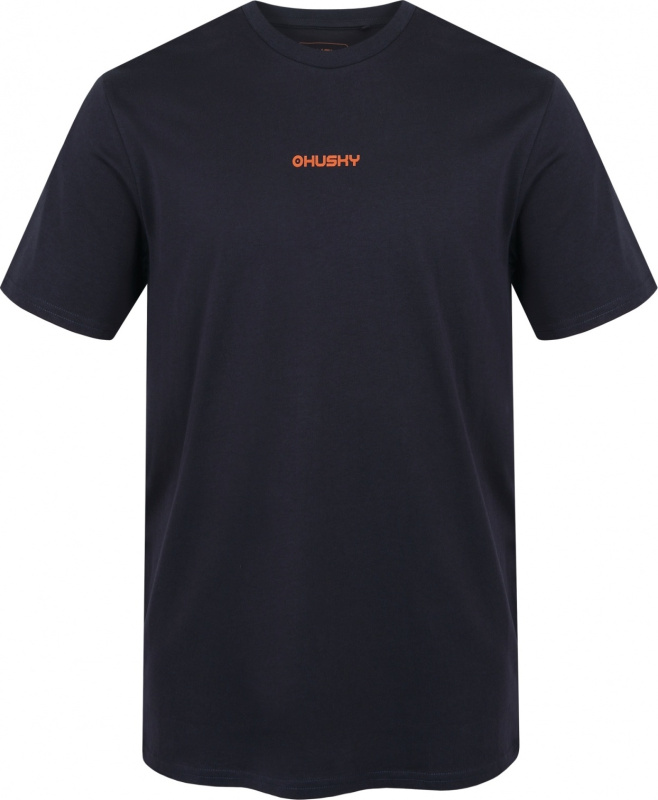 Pánské bavlněné triko HUSKY Tee Walker M modré Velikost: L