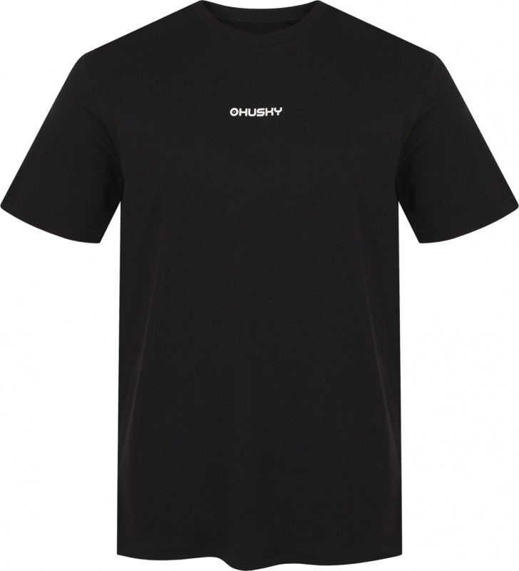 Pánské bavlněné triko HUSKY Tee Walker M černé Velikost: XL