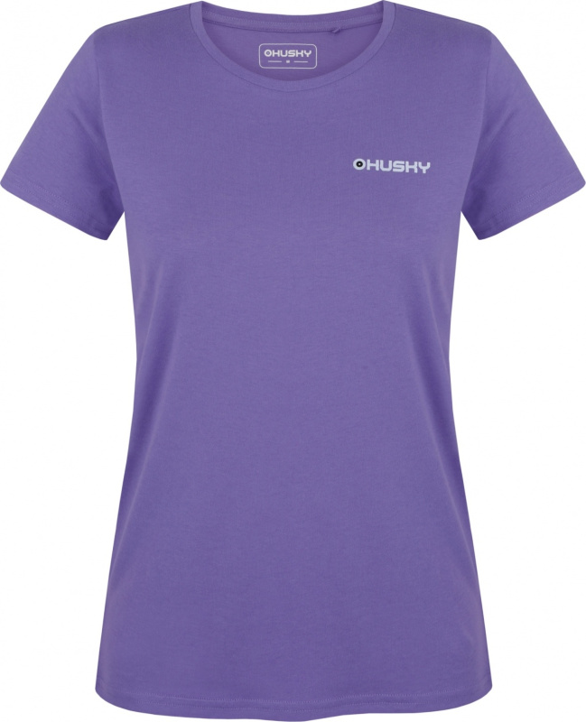 Dámské bavlněné triko HUSKY Tee Walker L fialové Velikost: L