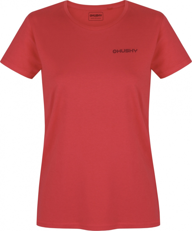 Dámské bavlněné triko HUSKY Tee Walker L růžové Velikost: XL