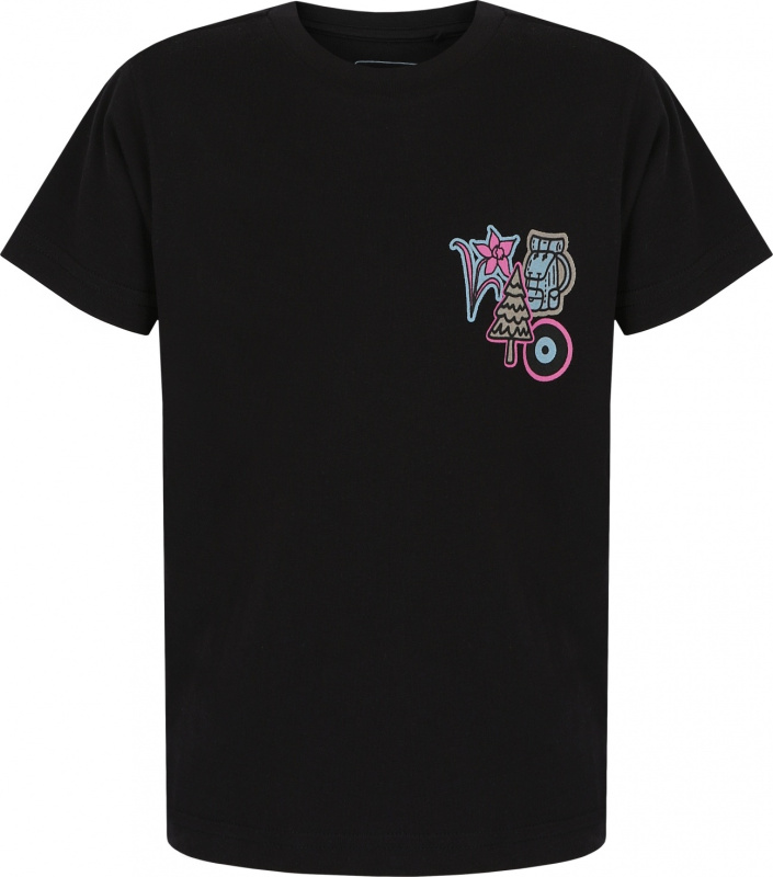 Dětské bavlněné triko HUSKY Tee Patch K černé Velikost: 128