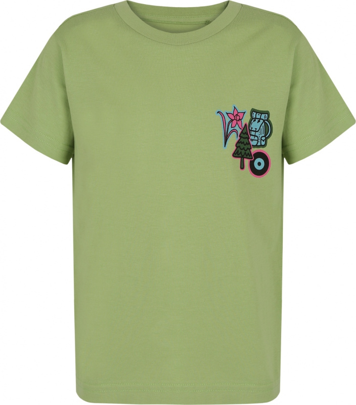 Dětské bavlněné triko HUSKY Tee Patch K zelené Velikost: 152