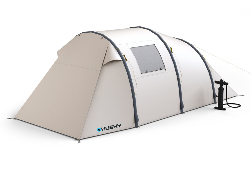 Rodinný nafukovací stan HUSKY pro 4 osoby Air Base 4 beige Velikost: onesize
