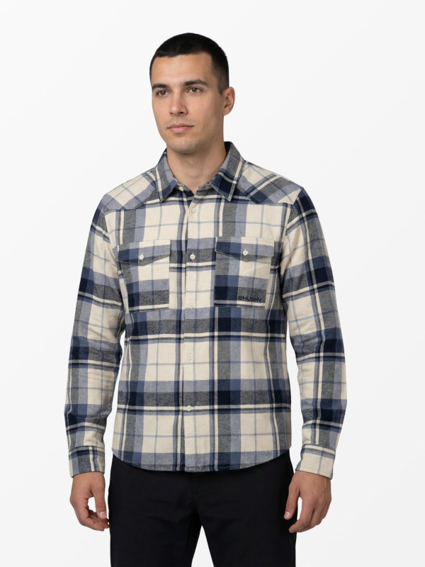 Pánská flanelová košile HUSKY Gaia M modrá Velikost: M