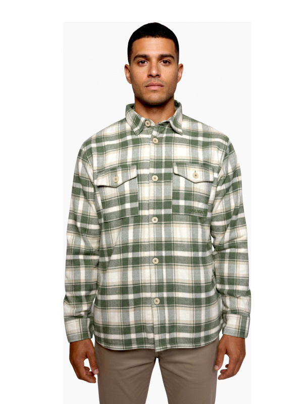 Pánská flanelová košile HUSKY Givi M zelená Velikost: M