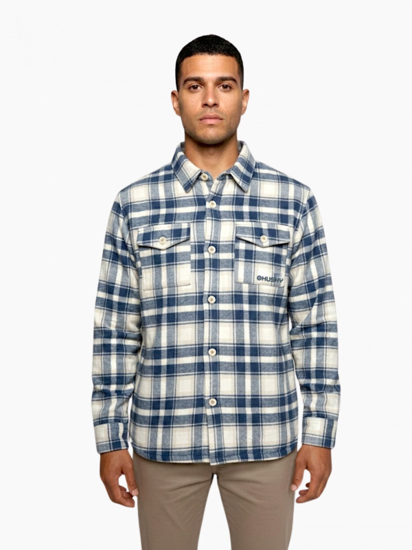 Pánská flanelová košile HUSKY Givi M modrá Velikost: XL