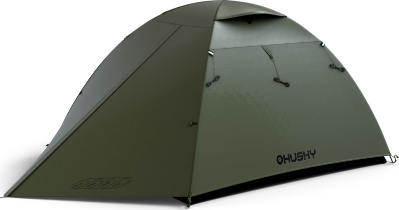 Lehký turistický stan HUSKY pro 3 osoby Beast 3 dark green Velikost: onesize