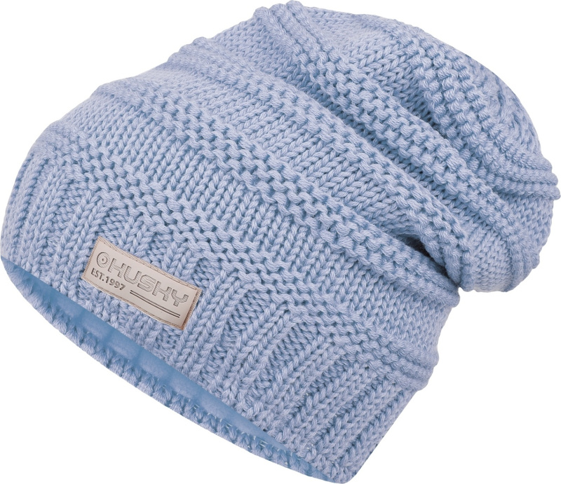 Dámská merino čepice HUSKY Merhat 5 modrá Velikost: S-M