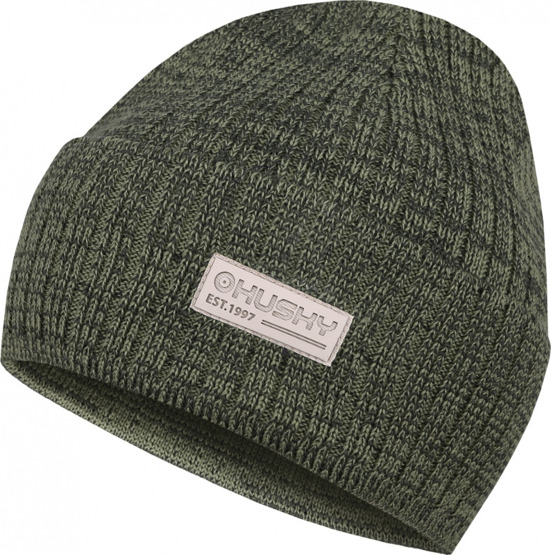 Unisex merino čepice HUSKY Mermel zelená Velikost: S-M
