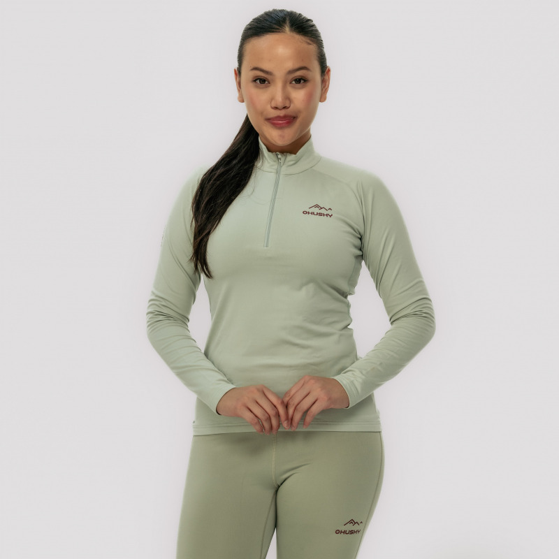 Husky Tromi Zip L S, mint Termoprádlo Active Winter Triko