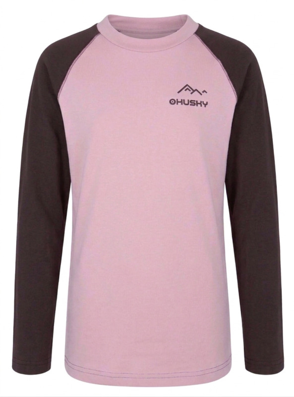 Husky Active winter Tombo 134, pink/purple Dětské termoprádlo