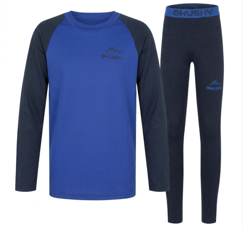 Husky Active winter Tombo 140, blue Dětské termoprádlo