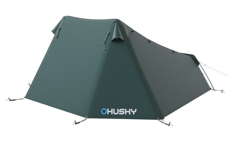 Ultralehký stan HUSKY pro dvě osoby Sawaj peak 2 dark green Velikost: onesize