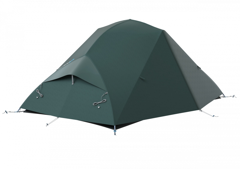 Ultralehký stan HUSKY pro tři osoby Sawaj Quest 3 dark green Velikost: onesize