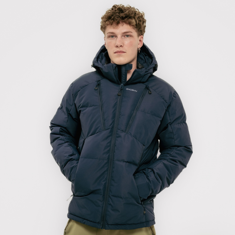 Husky Norel M M, dark blue Pánská plněná zimní bunda