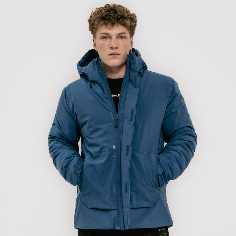Husky Nurme M M, dark blue Pánská hardshellová plněná bunda