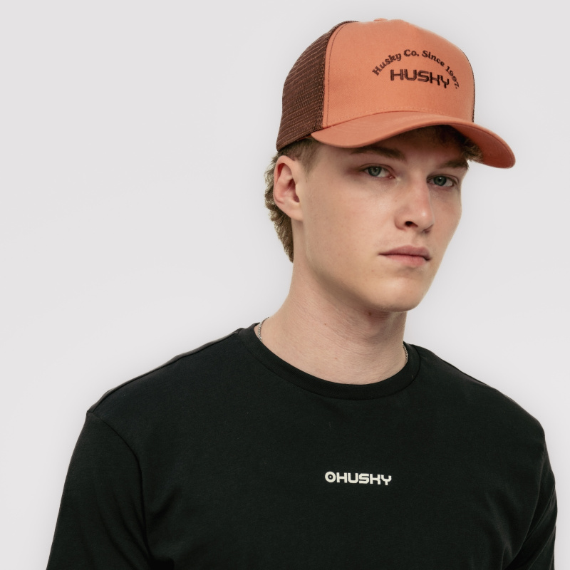 Husky Trucker faded orange Kšiltovka