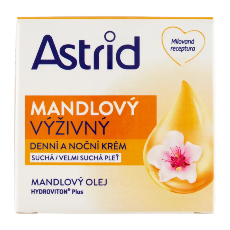 ASTRID MANDLOVÝ výživný denní a noční krém pro suchou a velmi suchou pleť, 50 ml