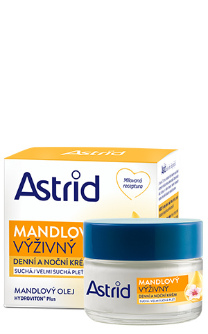 ASTRID MANDLOVÝ výživný denní a noční krém pro suchou a velmi suchou pleť, 50 ml
