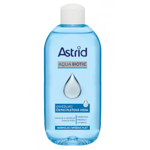 ASTRID AQUA BIOTIC čistící pleťová voda, normální a smíšená pleť, 200 ml