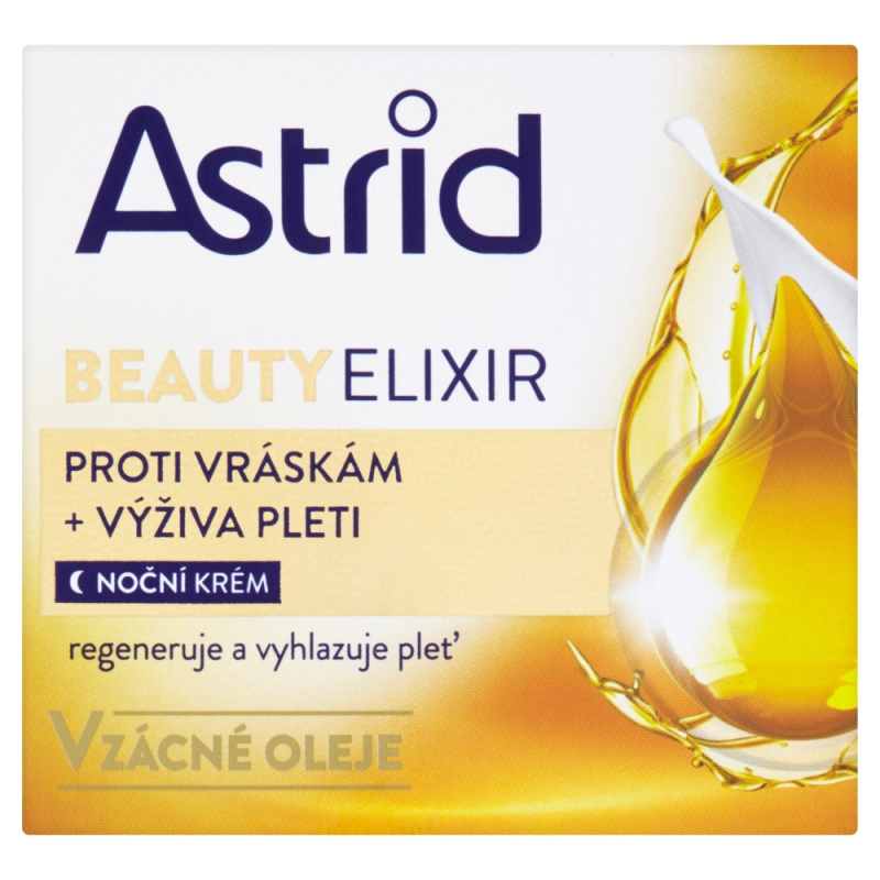 ASTRID BEAUTY ELIXIR Vyživující noční krém proti vráskám, 50 ml
