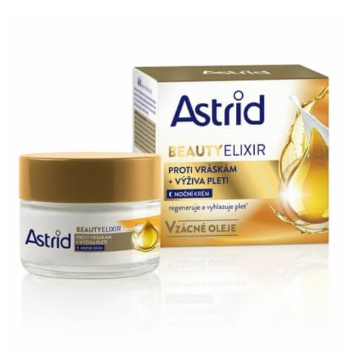 ASTRID BEAUTY ELIXIR Vyživující noční krém proti vráskám, 50 ml