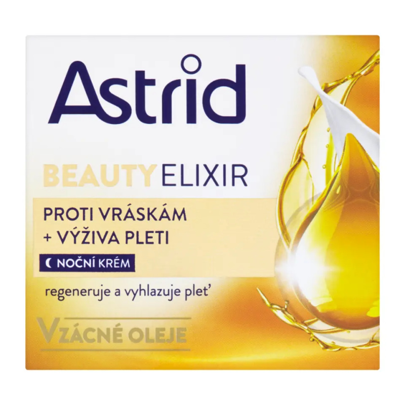 ASTRID BEAUTY ELIXIR Vyživující noční krém proti vráskám, 50 ml