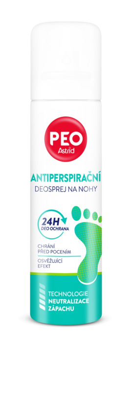 ASTRID PEO Antiperspirační deosprej na nohy, 150 ml