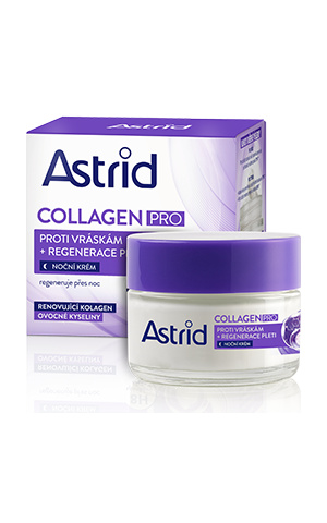 ASTRID COLLAGEN PRO Noční krém proti vráskám, 50 ml