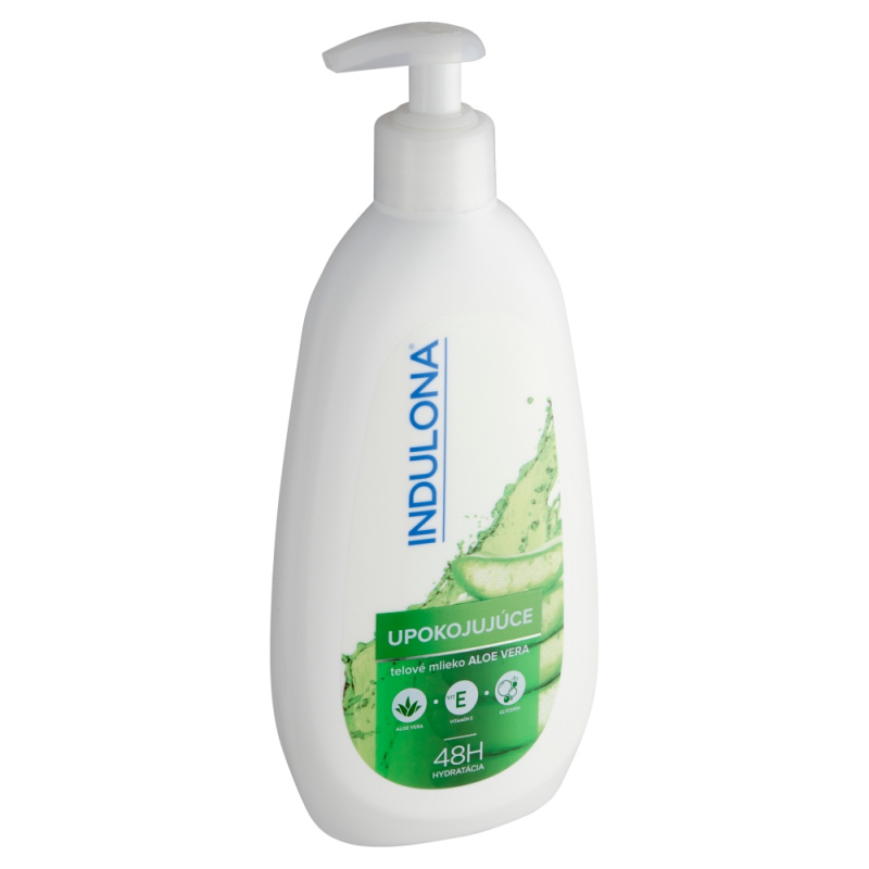 Indulona Zklidňující tělové mléko- Aloe vera, 400ml