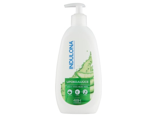 Indulona Zklidňující tělové mléko- Aloe vera, 400ml