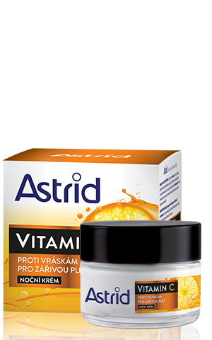 ASTRID VITAMIN C noční krém proti vráskám pro zářivou pleť, 50ml