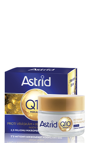 ASTRID Q10 MIRACLE Noční krém proti vráskám, 50 ml