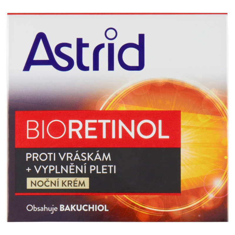ASTRID BIORETINOL Noční krém proti vráskám, 50ml
