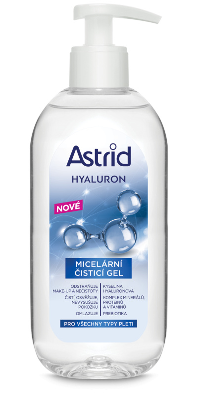 ASTRID HYALURON čistící micelární gel, 200 ml
