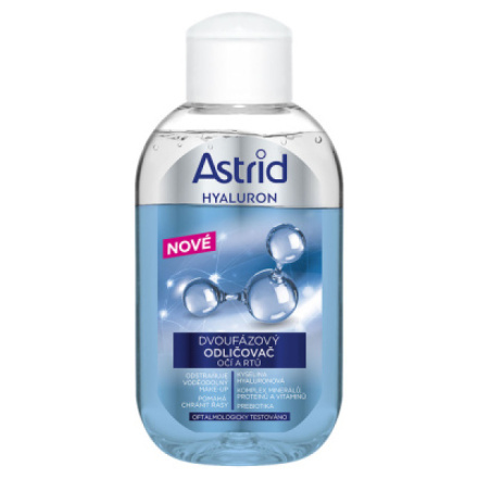 Astrid Hyaluron dvoufázový odličovač pro oči a rty 125 ml