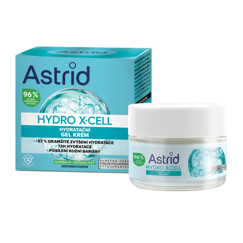 ASTRID HYDRO X-CELL Hydratační gel krém, 50ml