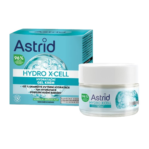 ASTRID HYDRO X-CELL Hydratační gel krém, 50ml