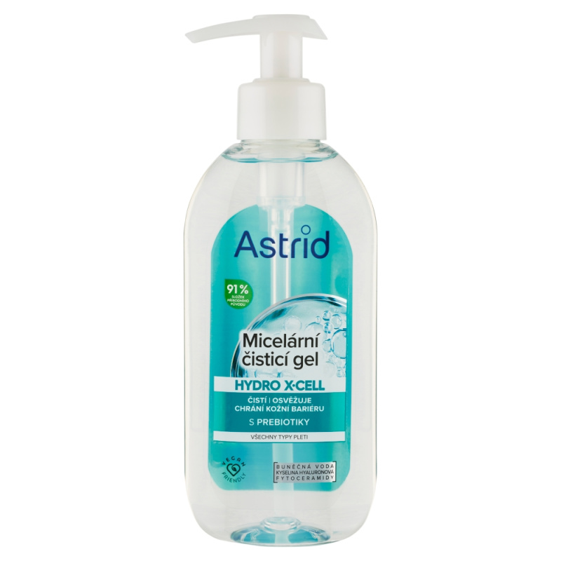 ASTRID Hydro X-Cell Micelární čisticí gel pro všechny typy pleti 200 ml