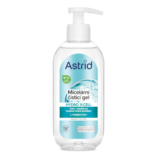 ASTRID Hydro X-Cell Micelární čisticí gel pro všechny typy pleti 200 ml