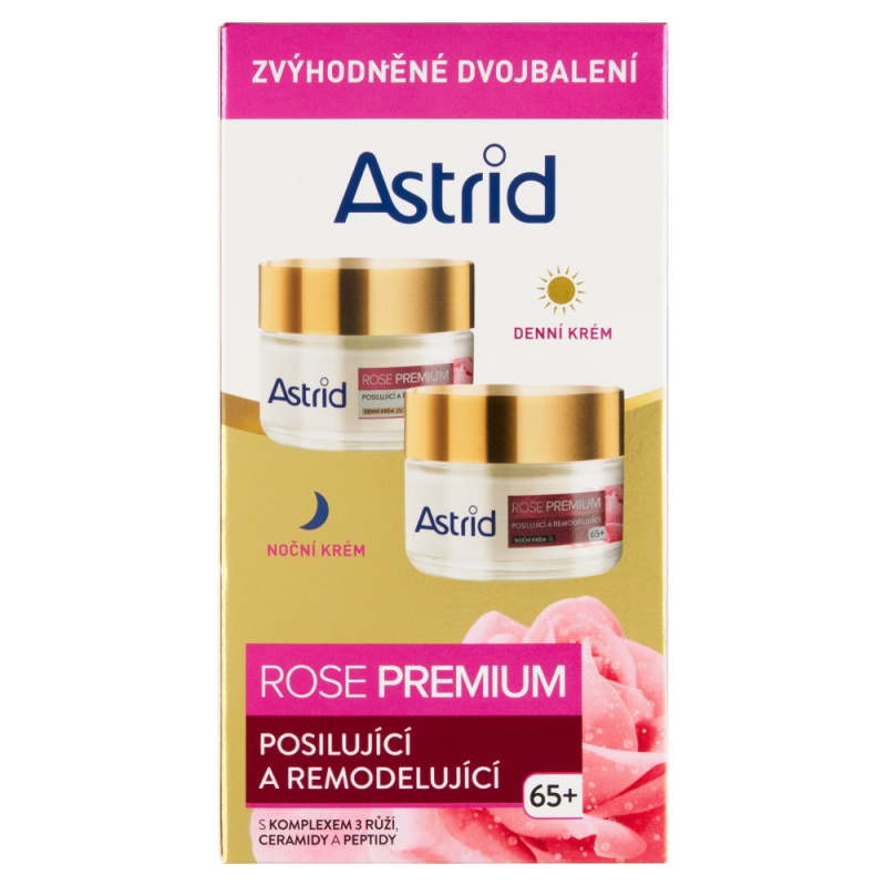 ASTRID ROSE PREMIUM 65+ Duopack D+N, 2x50ml