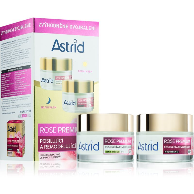 ASTRID ROSE PREMIUM 65+ Duopack D+N, 2x50ml