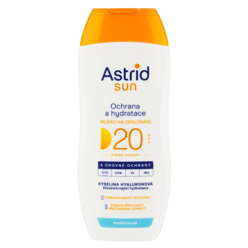 Astrid Sun mléko na opalování SPF 20 s vysokou UV ochranou 200 ml