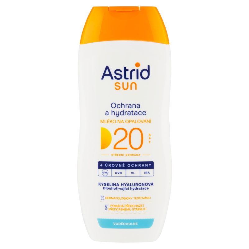 Astrid Sun mléko na opalování SPF 20 s vysokou UV ochranou 200 ml