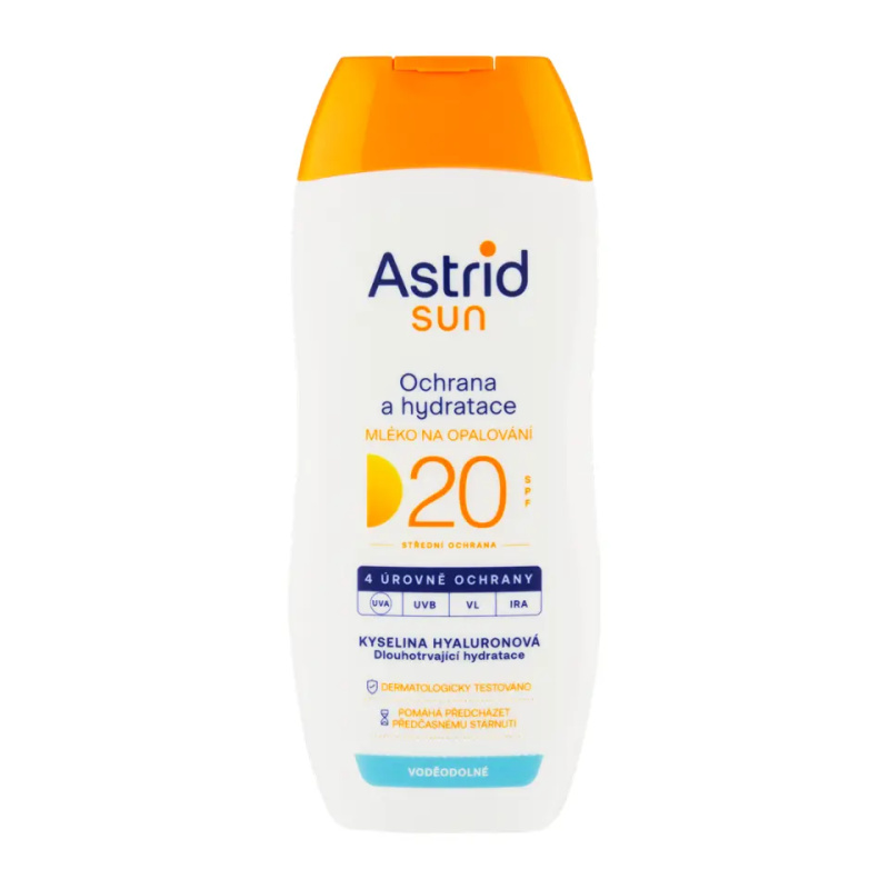 Astrid Sun mléko na opalování SPF 20 s vysokou UV ochranou 200 ml