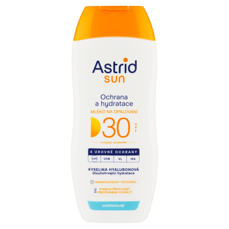 Astrid Sun - hydratační mléko na opalování - SPF30, 200 ml